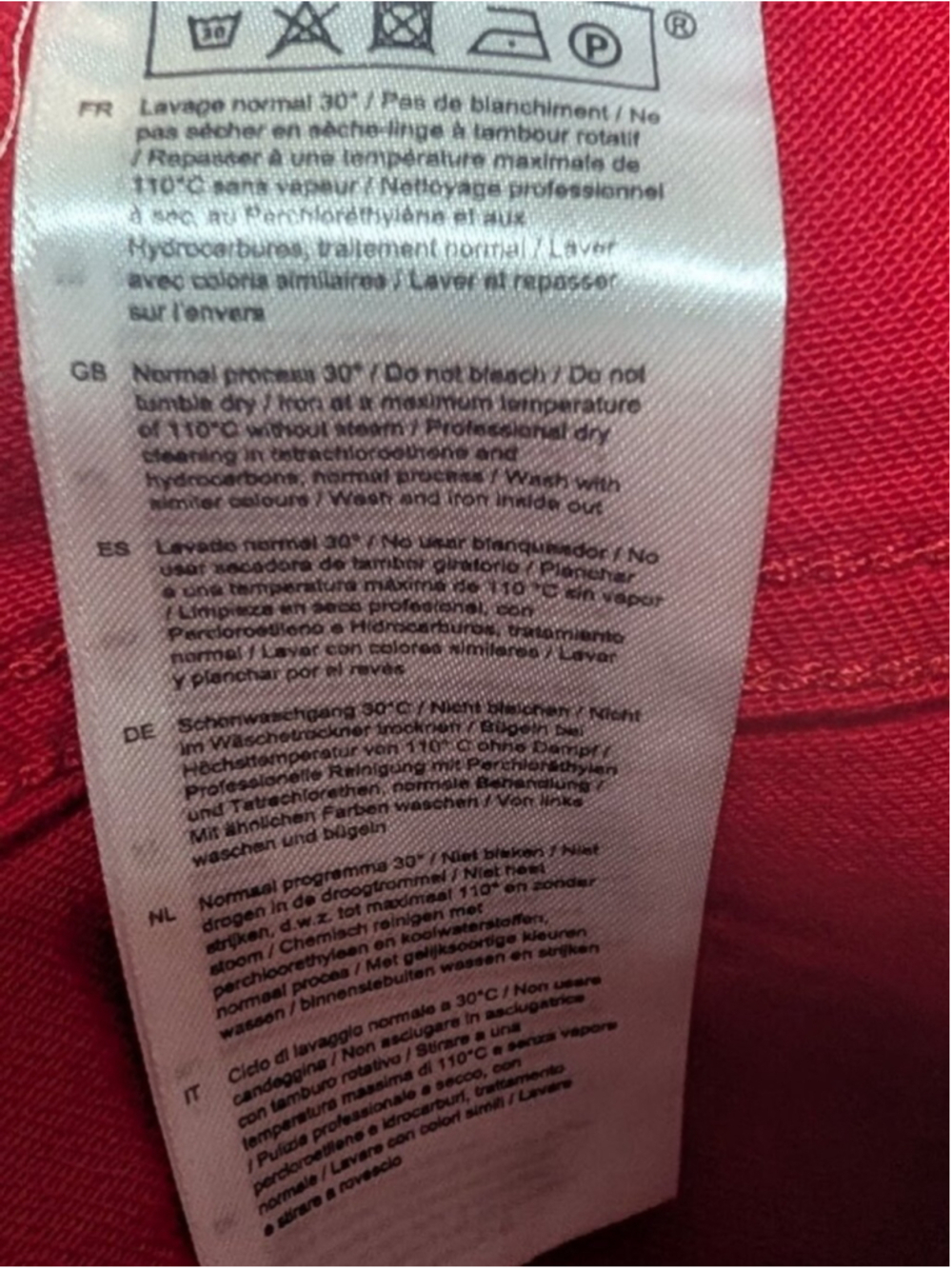 Maje | Pamier Rouge High Rise Wide Leg Jeans In Red - Picture 12 of 12